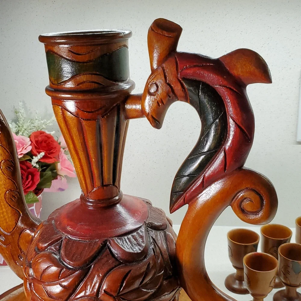 Rare & Vintage Decanter/Wine Pitcher Set (9pcs)